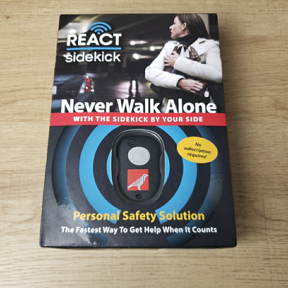 REACT SIDEKICK Personal Safety Alarm Self Defense Security Keychain