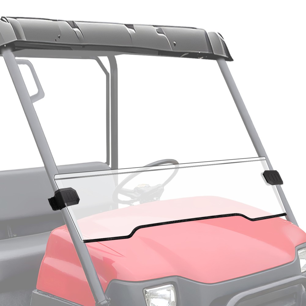 For Kawasaki Mule 3010 2003-2009 Front Folding Windshield Fold Up Window Clear