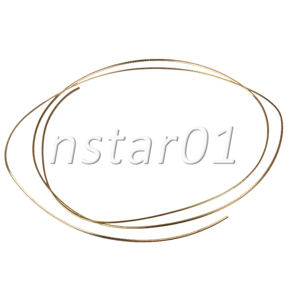Classical 0.2cm Width Brass Guitar Fretwire Gold