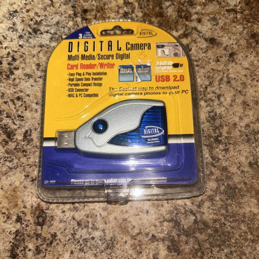 Digital Camera Multi-Media/Secure Digital Card Reader/Writer new