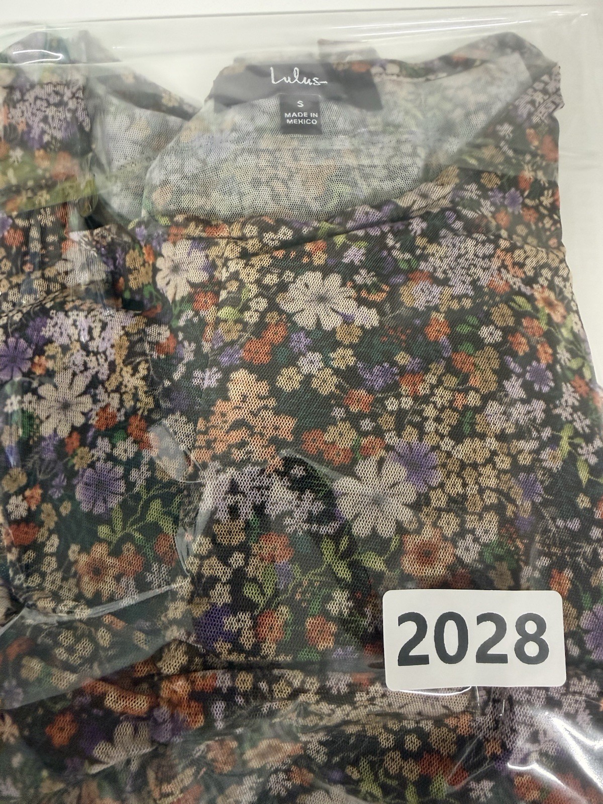 Lulus Whimsical Garden Fairy Goth Bodysuit Mesh Rutched Long Sleeve Size Small