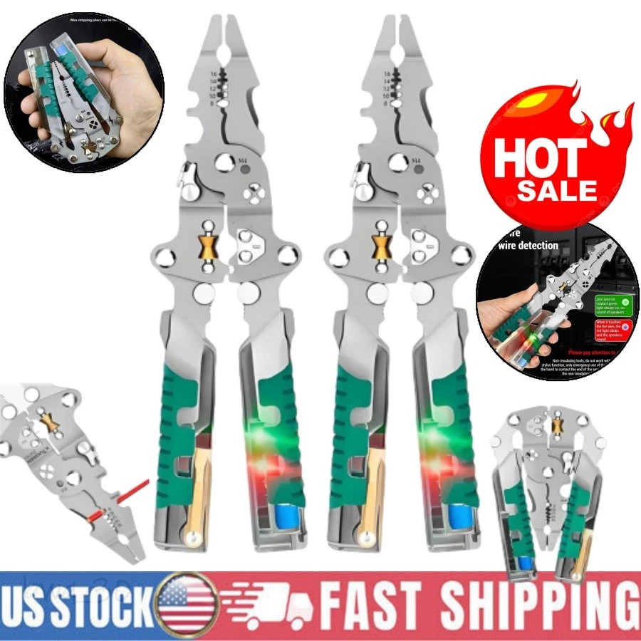 Foldable Wire Strippers Wire Stripping Tool Electrical Pliers For Electrician