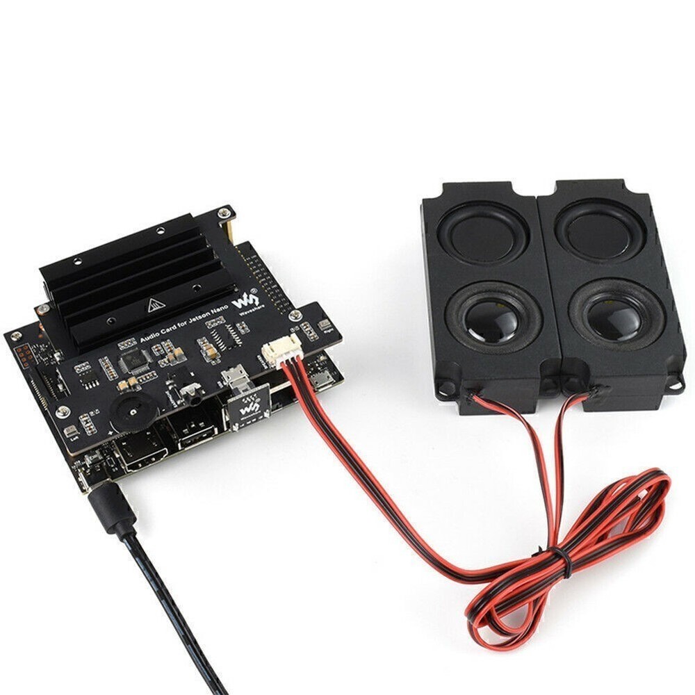 Waveshare Audio Codec Module for Jetson Nano USB Audio Codec Driver-Free Sou KI