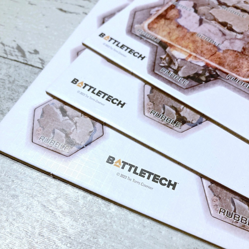 BattleTech City Map Pack Extra Counters Building Rubble Terrain Boards Catalyst