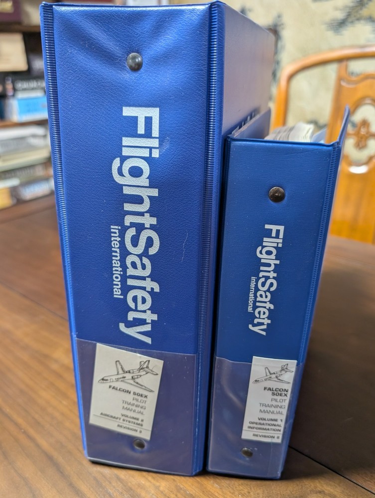 Falcon 50EX Pilot Training Manuals