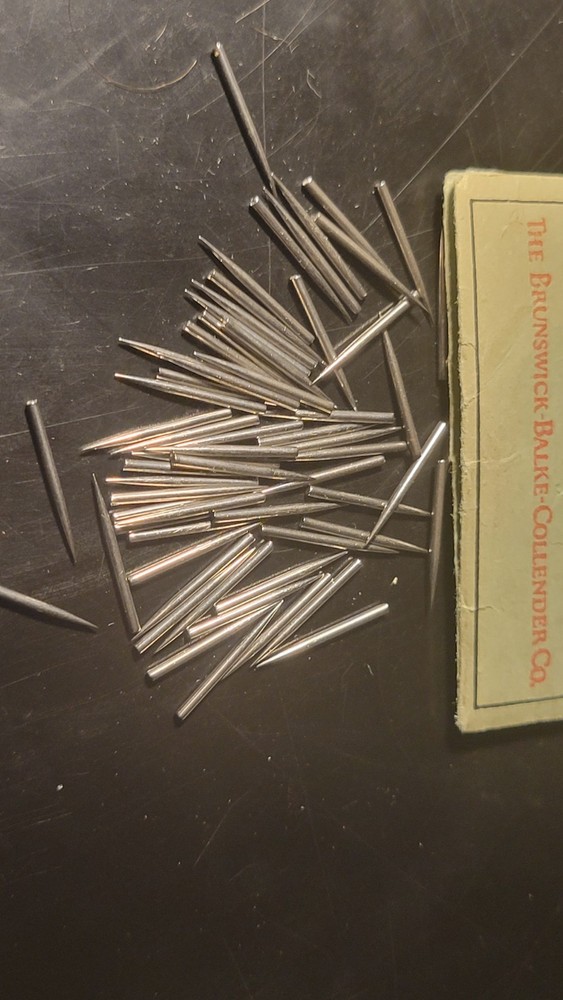 Brunswick Gramophone phonograph needle Packet Part Full Open - Split Along Edge