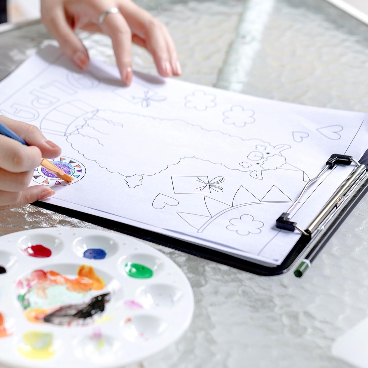 Mr. Pen- Plastic Clipboard, Black, Clip Board, Teacher 1 Pack, Black