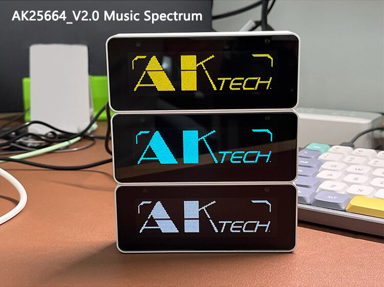 AK25664_V2.0 Display Rhythm Light Desktop Clock w/ Remote Control YELLOW