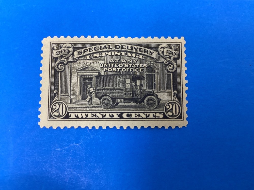 US Mint Stamp, Scott # E14, 20cent Special Deivery, Hinged