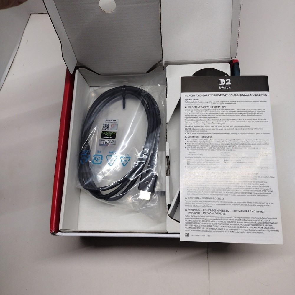 Genuine OEM Nintendo Switch 2 Dock + HDMI + Box
