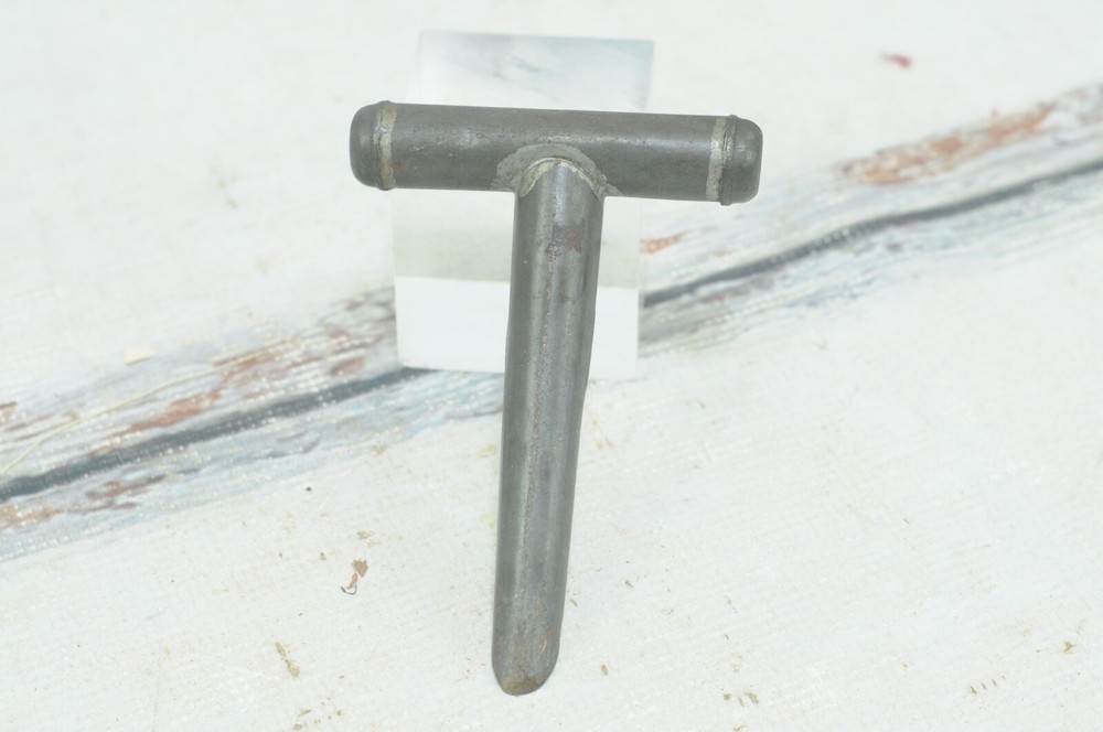 Antique . Soldered Tin Apple Corer Grapefruit Corer Primitive Kitchen Tool Gadge