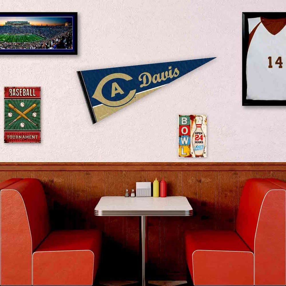 Cal Davis 12x30 Felt Pennant