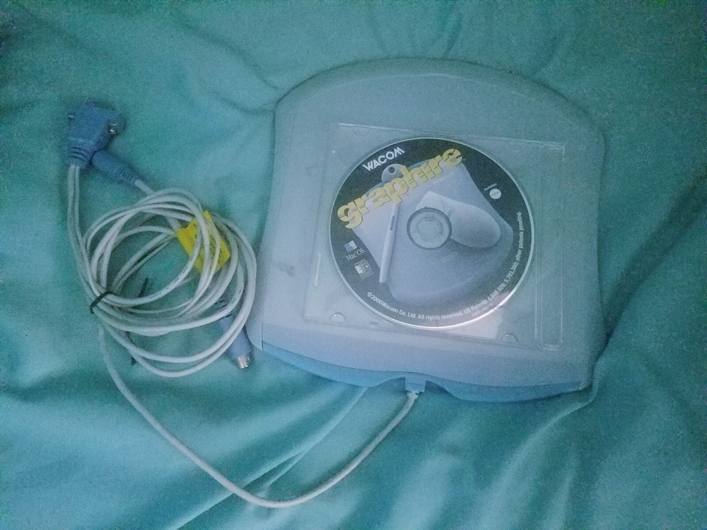 WACOM GRAPHIRE 2 GRAPHICS ART TABLET w DVD Missing Pen And Mouse