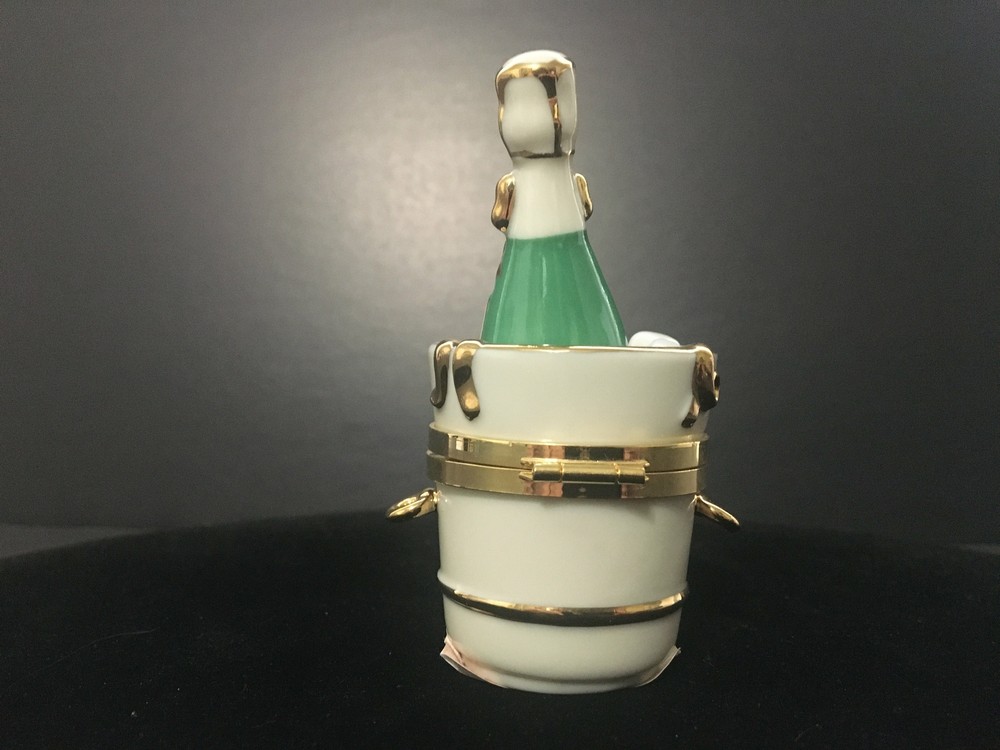 Charming Porcelain Trinket Box Made by Lenox