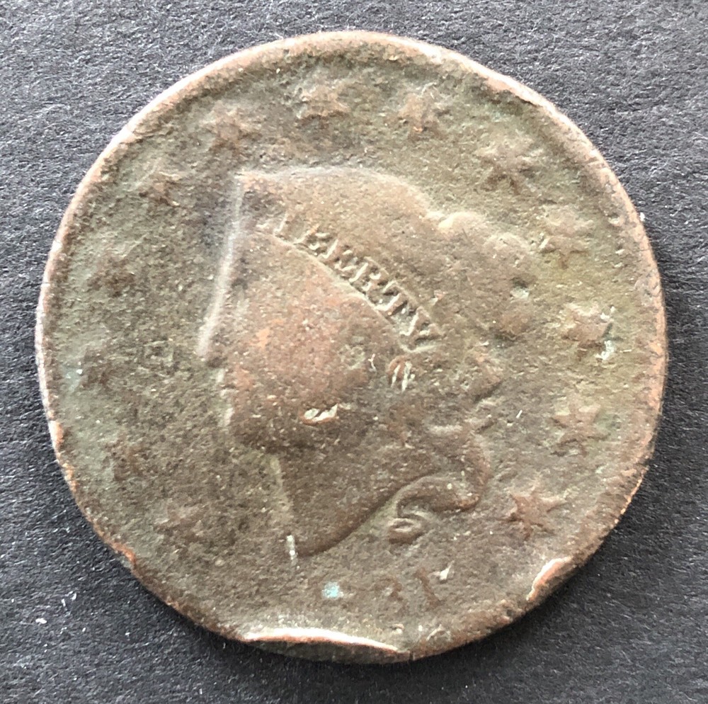 1831 Large One Cent