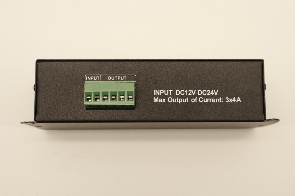 DMX 512 3x4A Decoder LED Controller Channel Driver RGBW LED Tape DC 12V