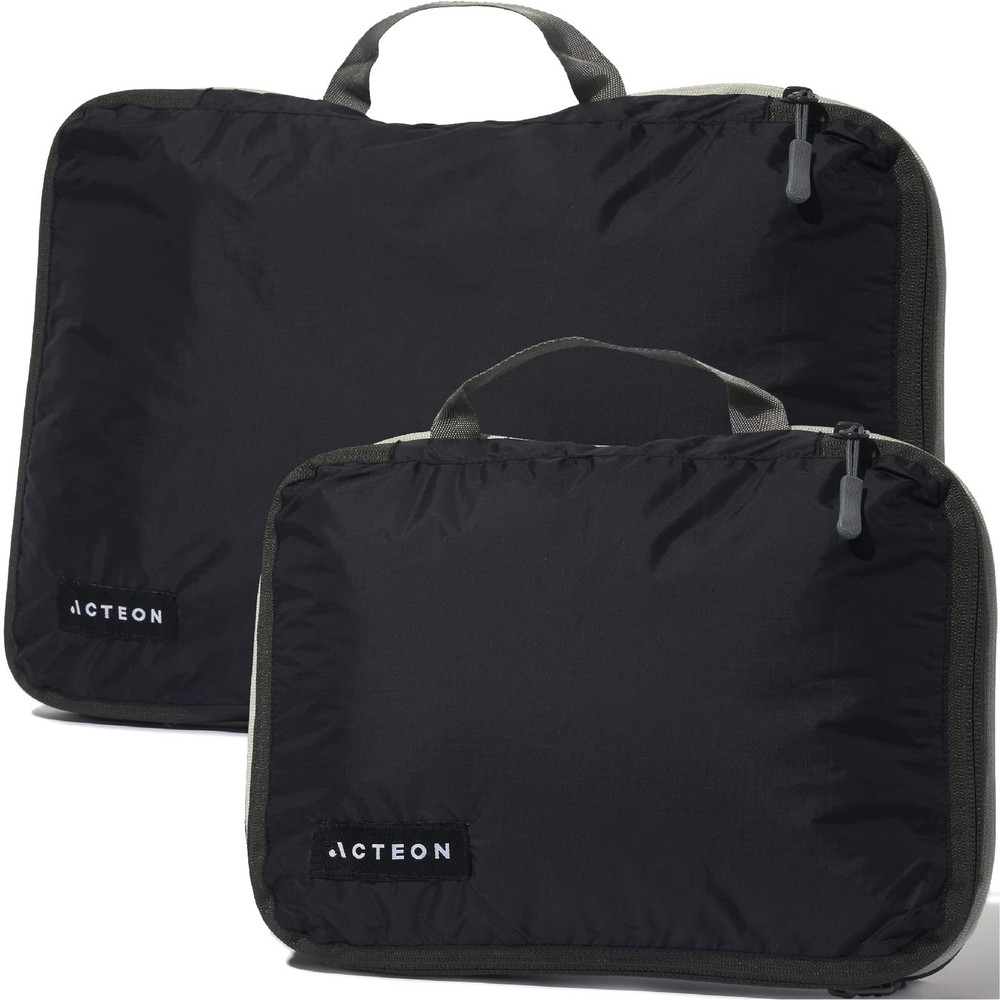 Compression Packing Cubes - 2 Pack Clean Dirty Separate Zipper - Luggage & Su...