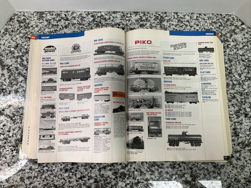 Walthers 1997 Ho Scale Model Railroad Catalog & Reference, 896 Page