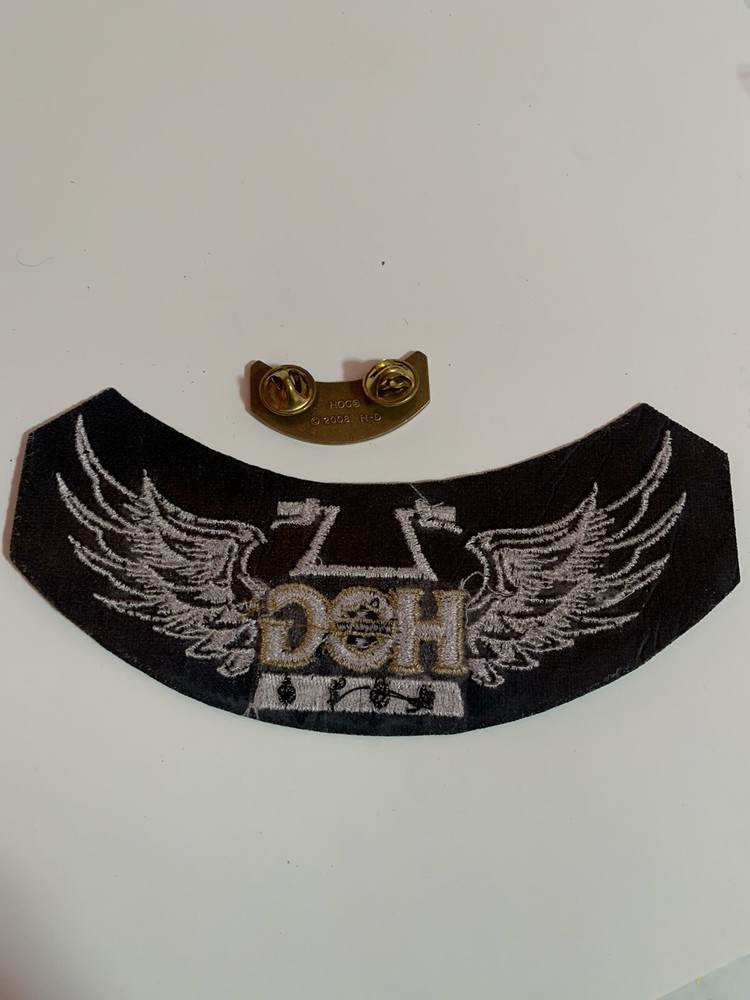 2016 Harley-Davidson HOG Rocker Patch And Pin Set