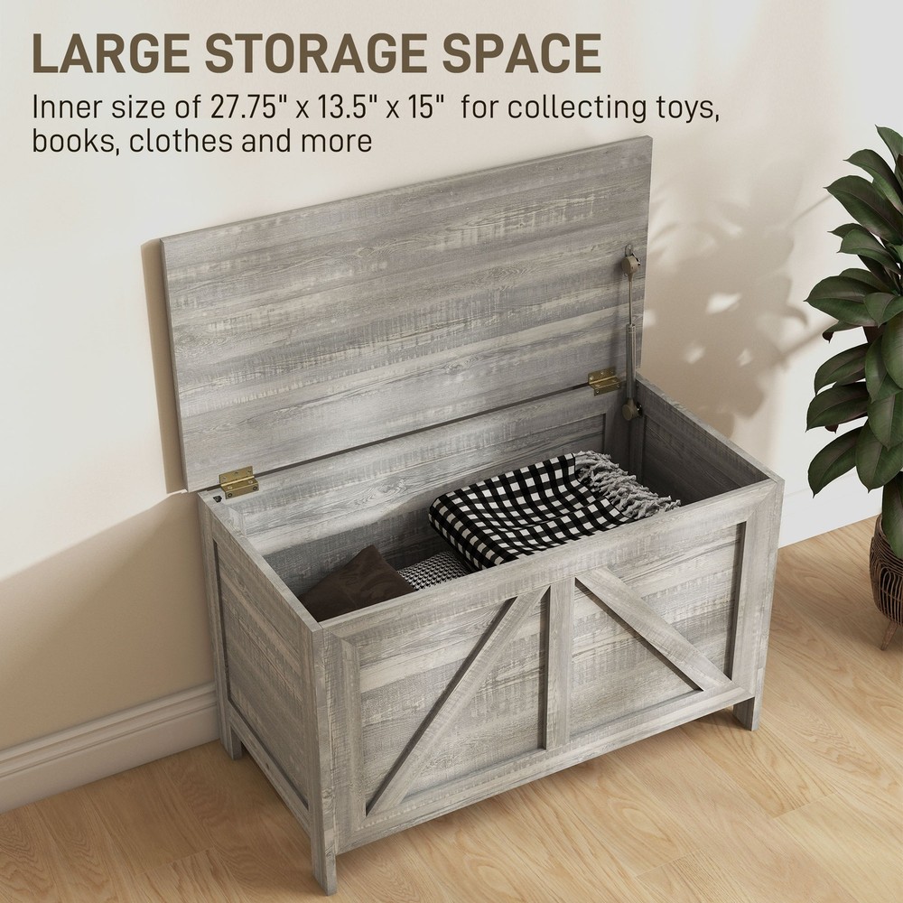 Multi-Functional Lift-Top Storage Chest for Home or Entryway