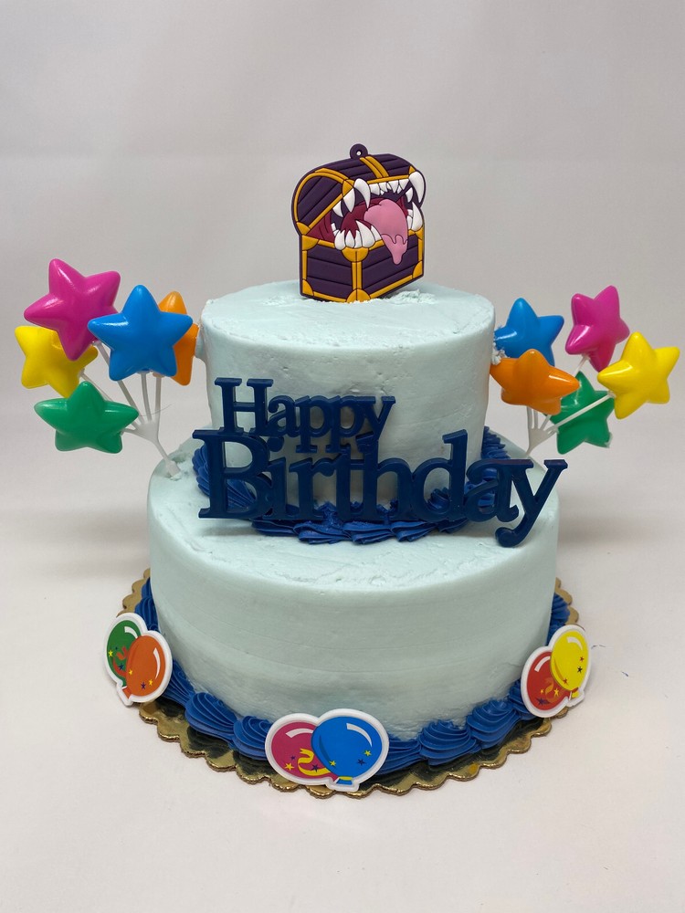Dungeons and Dragons Chest Cake Topper Set