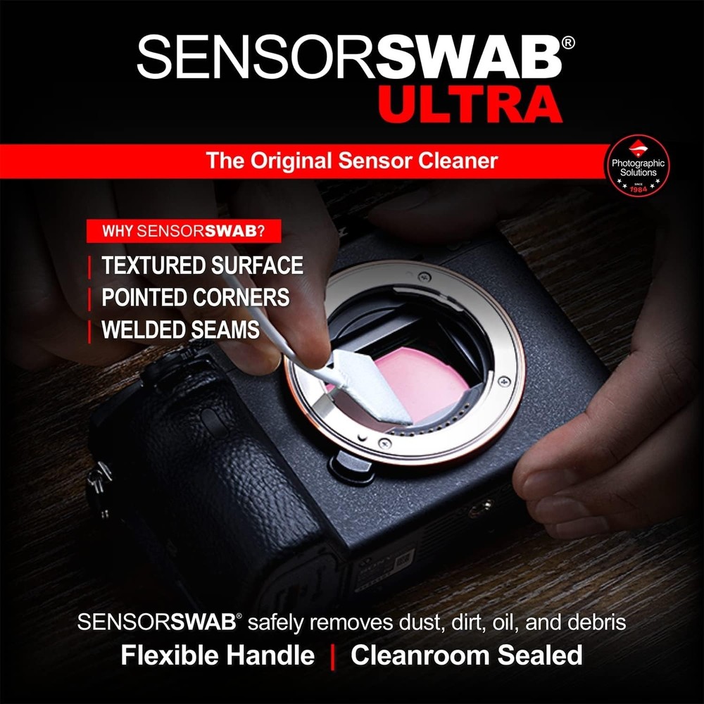 Camera Sensor Cleaning Kit with Eclipse Optic Cleaner and Travel-Friendly Pouch