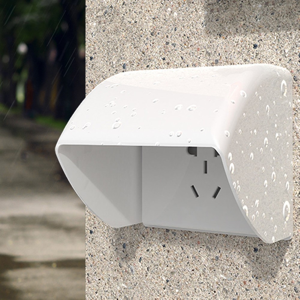 2 Pcs Plastic Bell Cover Doorbell Waterproof Protector Protective