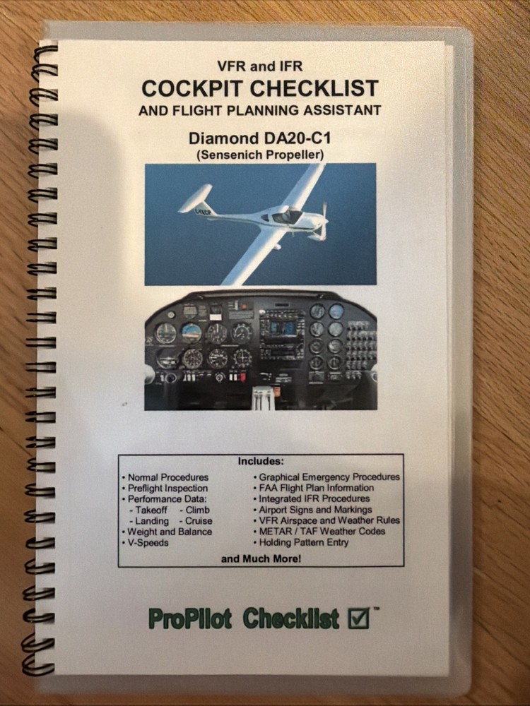 Propilot Checklist Diamond Da20-C1
