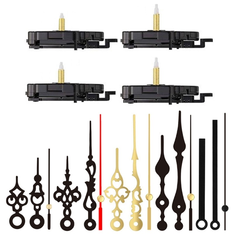 Pendulum Clock Mechanism with Quartzs Movement and Hands for Personalizing Clock