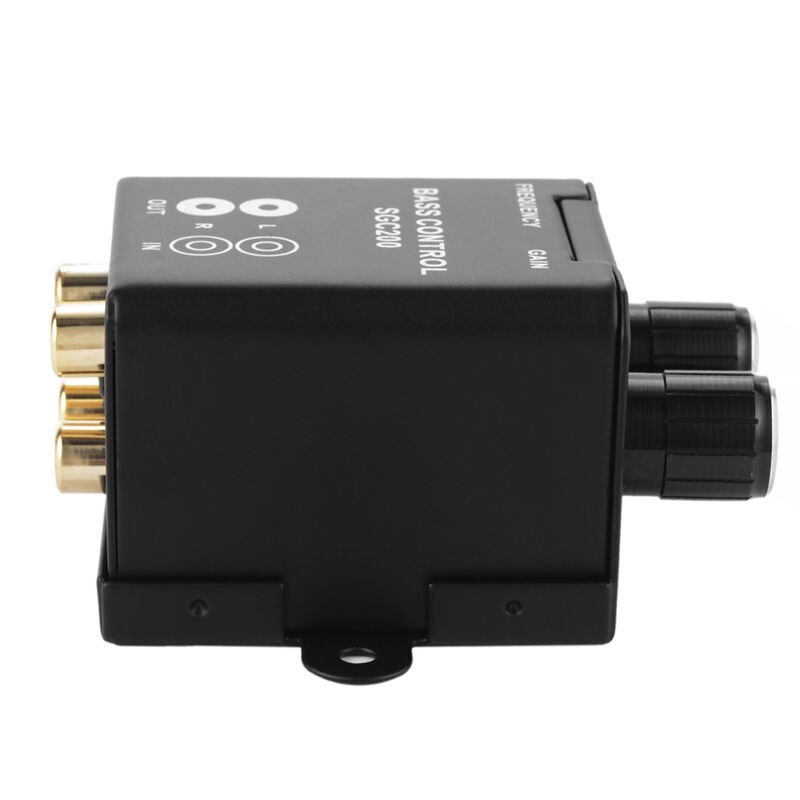Car RCA Remote Level Amplifier Subwoofer Equalizer Crossover Bass Controller Kit