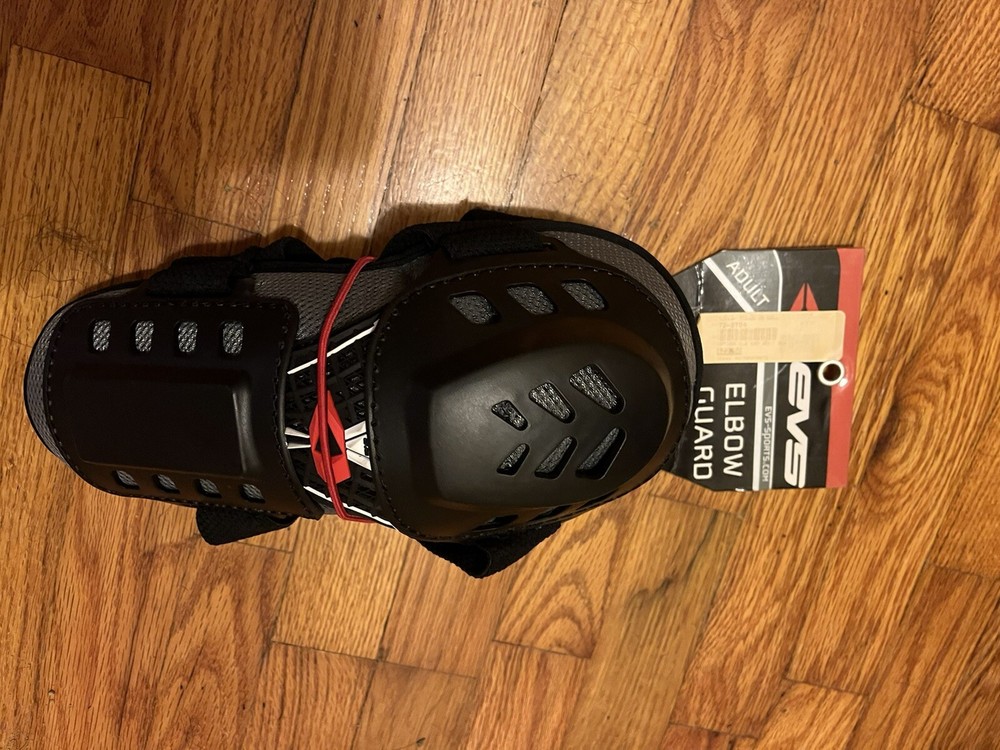 EVS Elbow Guards (Black/Red) Size Adult