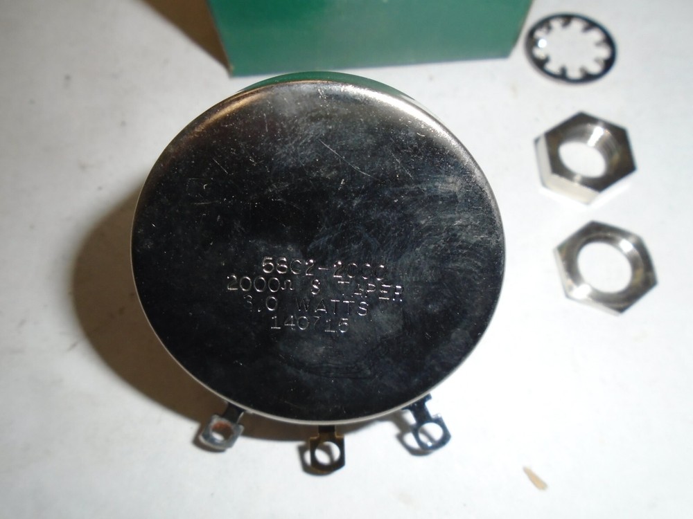 NEW! CLAROSTAT A58C2-2000 Potentiometer 2000 Ohms 3 Watts