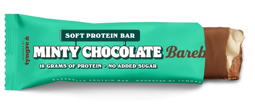 Barebells Soft Protein Bar Minty Chocolate 12 Bars Barebell Bars Mint Choco