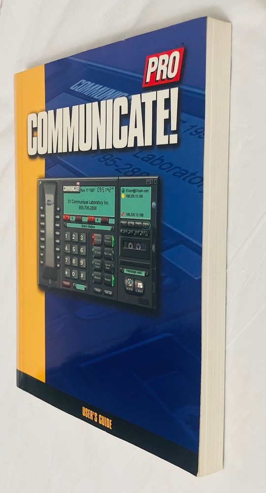 Communicate! Pro 2.0 Sealed CD w/ User Guide Win 95 NT Fax Voice Software NOS