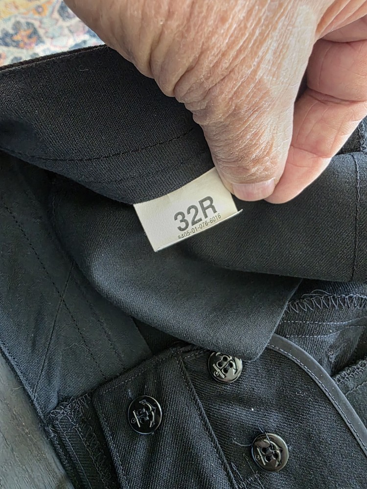 Vintage Navy Uniform Wool 2 Piece