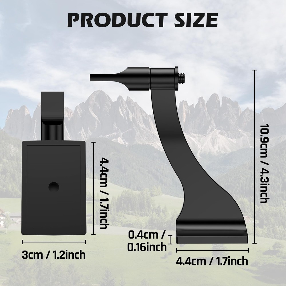 Binocular Tripod Adapter-Binocular Mount 1/4 Inch Aluminium Threading MountTr...