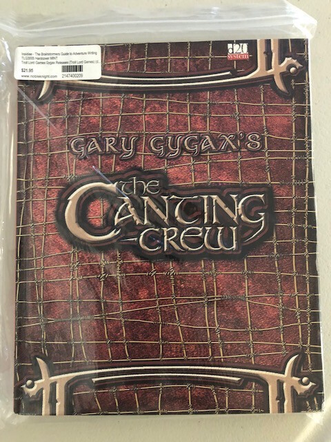 Gary Gygax The Canting Crew Underworld Adventuring - New Never Opened