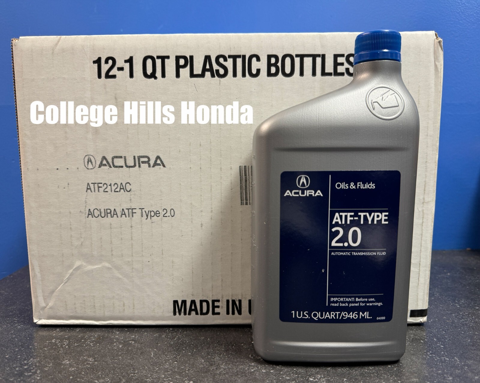 Genuine Honda/Acura Transmission Fluid ATF Type 2.0 - Case of 12 08200-9015A