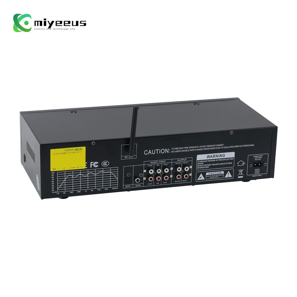EQ Equalizer Bluetooth 5.4 Optical Fiber Coaxial Audio Decoder Processor EQ8000