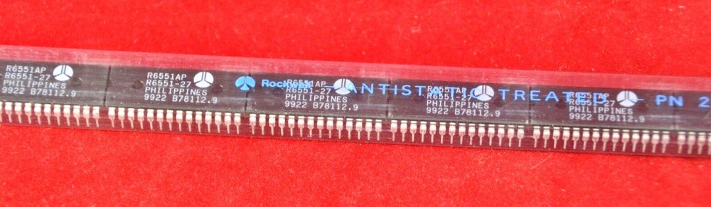 2 ea R6551AP R6651-27 Rockwell Asynchronous Communication Interface Adapter IC Z