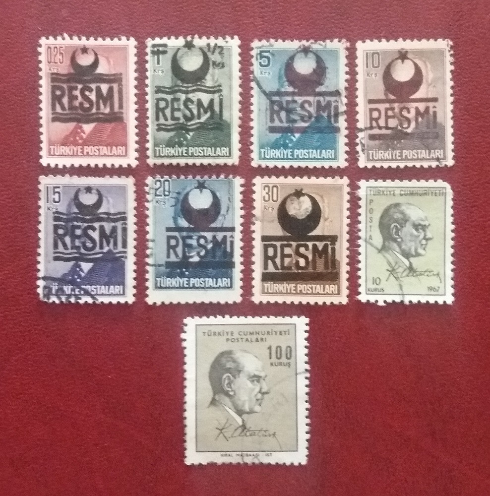 TURKEY Postally Used Selection 1314