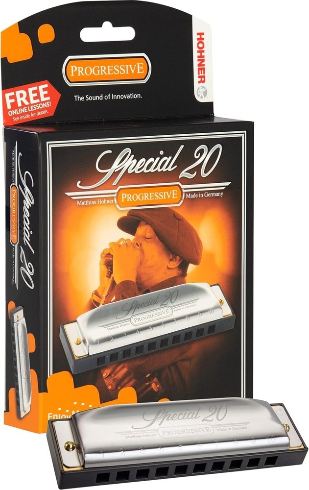 Professional C-Major Harmonica - Special 20 with Moisture-Resistant Comb