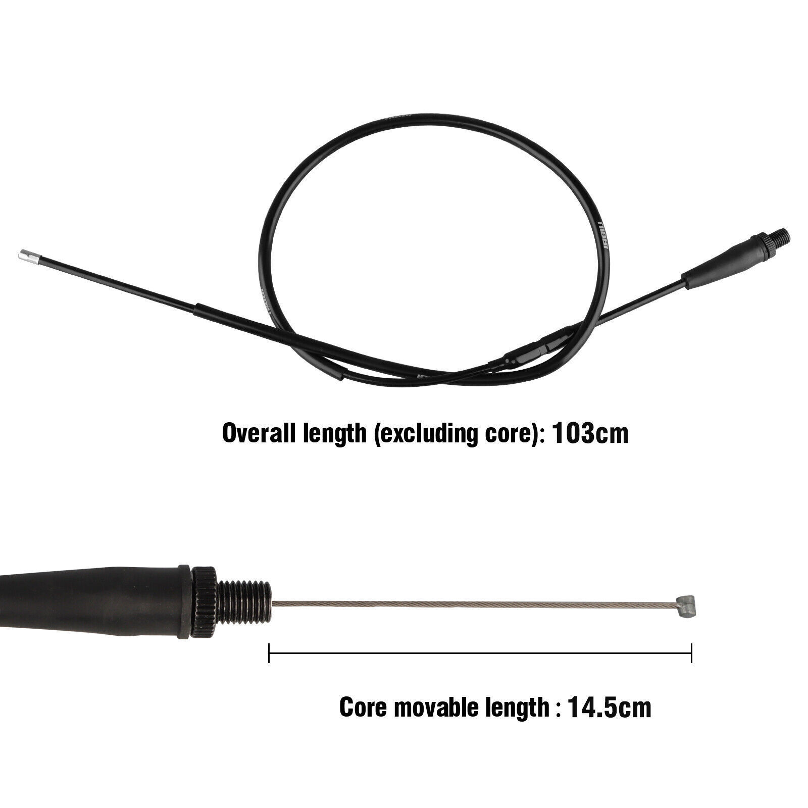 NIBBI 46" Throttle Cable For Yamaha Kawasaki Suzuki Honda Lifan Pit Dirt Bike