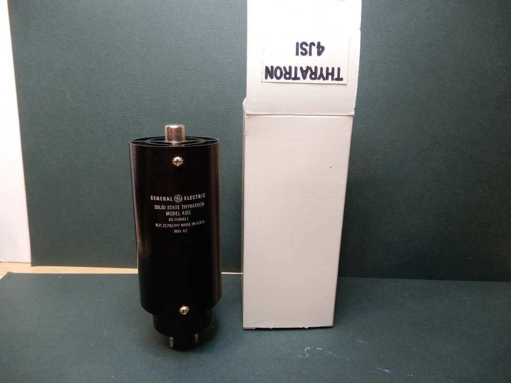 GE Thyratron Tube Model 4JS1 Nov 1963 Untested