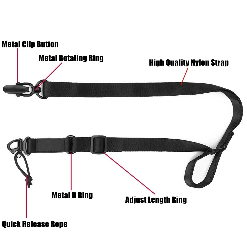 Adjustable Multi-function Two Point Tactical Rifle Sling Hunting Nylon Gun Strap