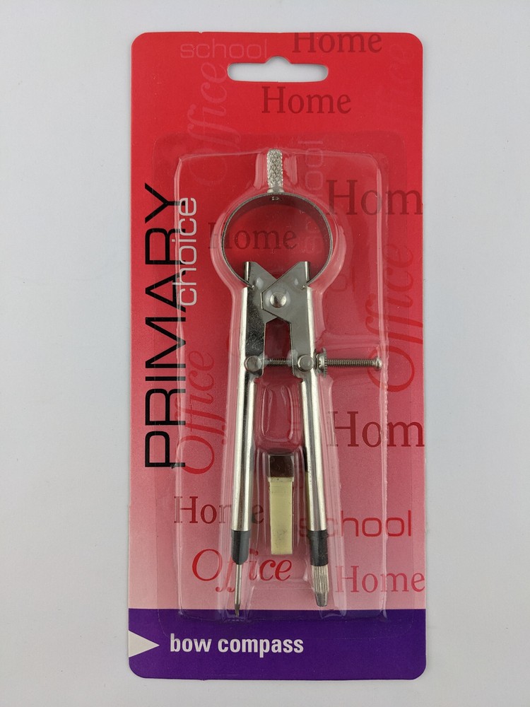 Bow Compass with Extra Lead Container - Engineering Drawing Tool