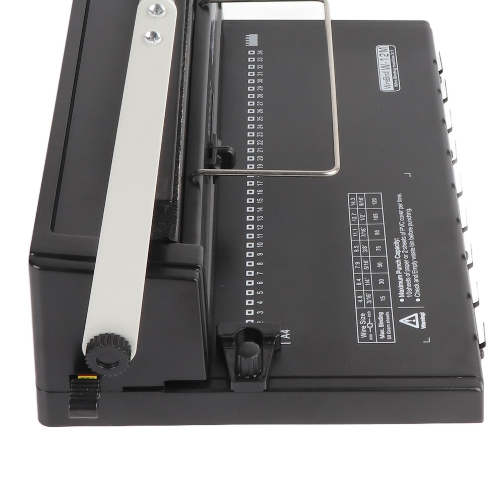 Spiral Coil Binding Machine Efficiently Punches 12 Sheets For A4 A5 Popular