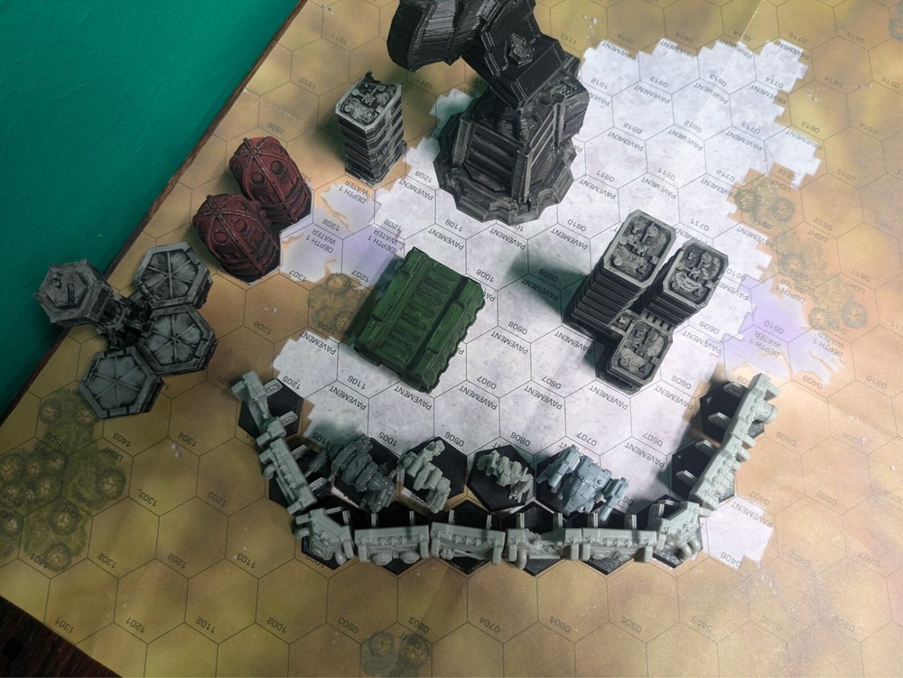 Defensive Walls, 6mm/8mm compatible Battletech