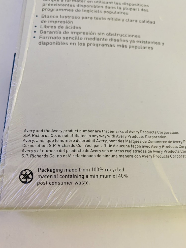 Business Source Mailing Laser Labels *2 by 4*