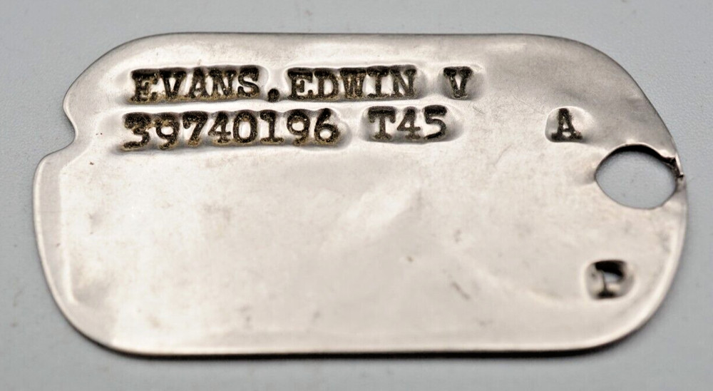 WWII 1945 Army Dog Tag T45 - PROTESTANT RELIGION
